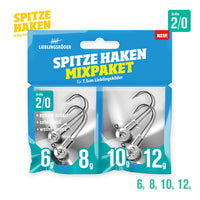 Bewertung von Rüdiger für das Produkt Spitze Haken Mixpaket 2/0 (6 g / 8 g / 10 g / 12 g)