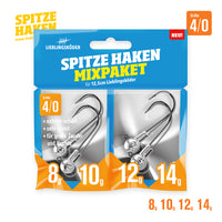 Bewertung von Christopher für das Produkt Spitze Haken Mixpaket 4/0 (8 g / 10 g / 12 g / 14 g)