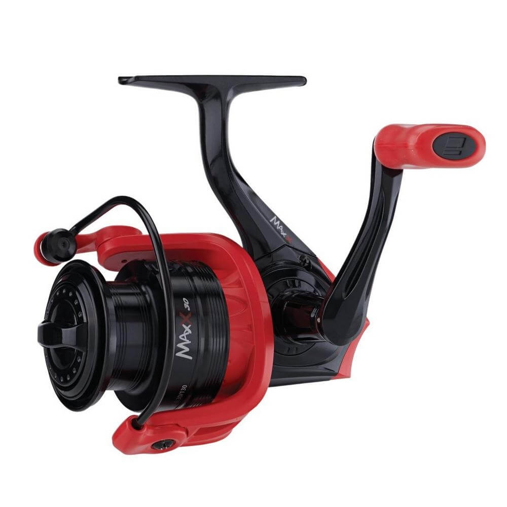 Abu Garcia Max X 30 Spinnrolle Ansicht der linken Seite