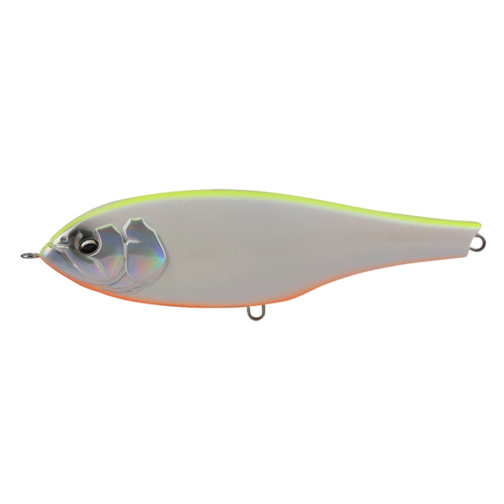 Baby Face Jerkbait JB 150-S in der Farbe Chart Back Metal Head