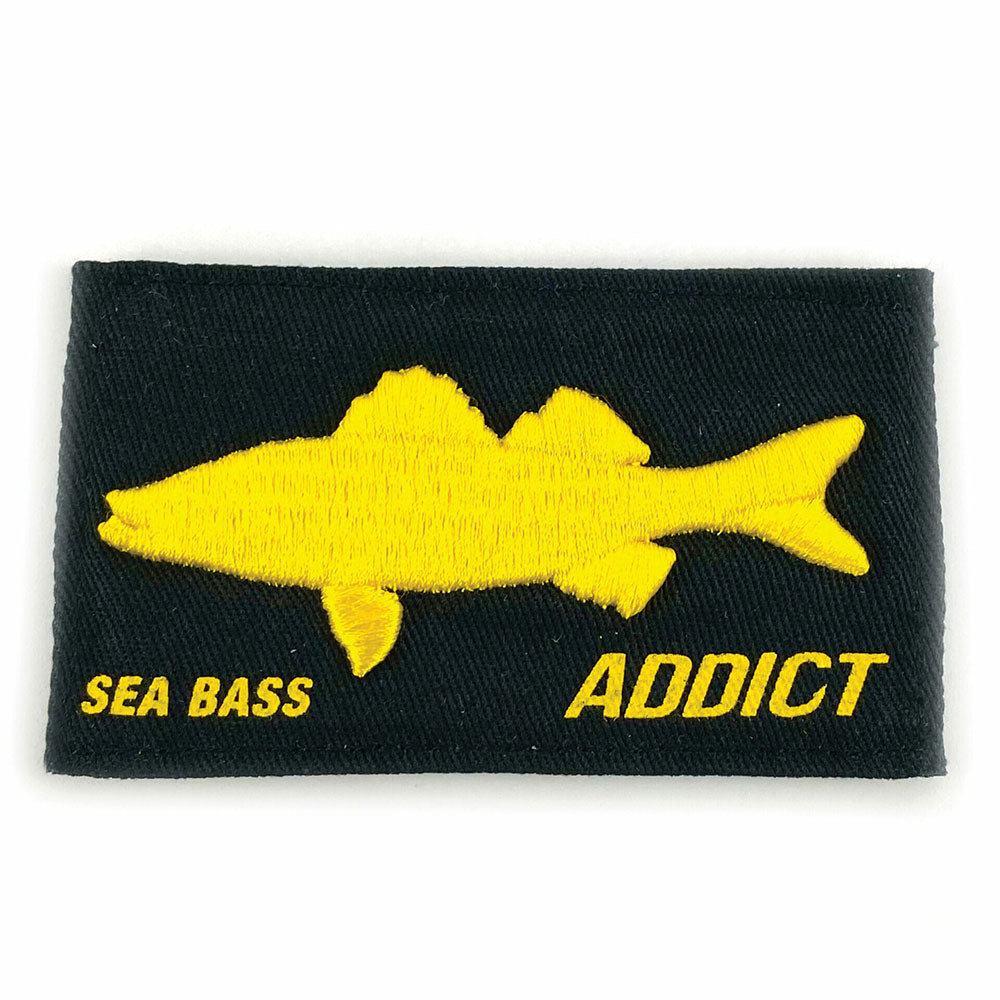 FishXplorer-Scratch-Patch-Sea-Bass-Addict-Schwarz