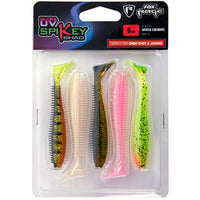 Bewertung von Anonym für das Produkt Spikey Shad UV Mixed Colour Pack 12 cm / Mix 2