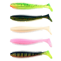 Bewertung von Der R für das Produkt Spikey Shad UV Mixed Colour Pack 6 cm / Mix 1