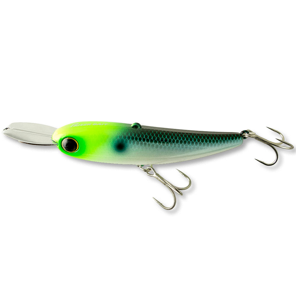 Illex-Riser-Bait-008-8-cm-Inakko-Chartreuse-Head