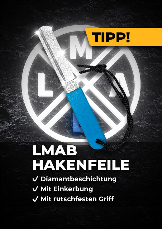 Die Hakenfeile von LMAB - Perfekt scharfe Haken Promotion