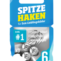 Bewertung von Till für das Produkt Spitze Haken #1 1 g