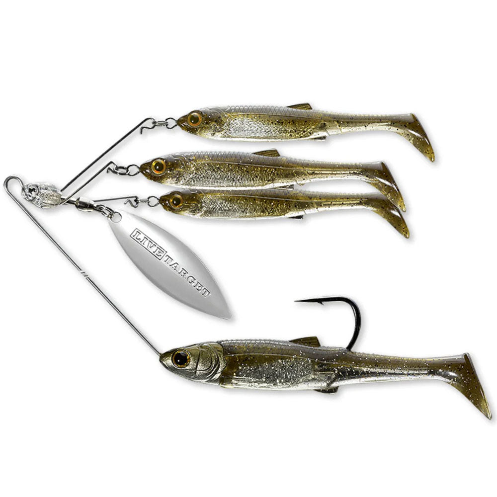 Live-Target-Baitball-Spinner-Rig-Green-Pumpkin-SIlver