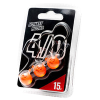 Bewertung von Jürgen für das Produkt Monkey Hooks 4/0 15.0 g / Orange - Gelb