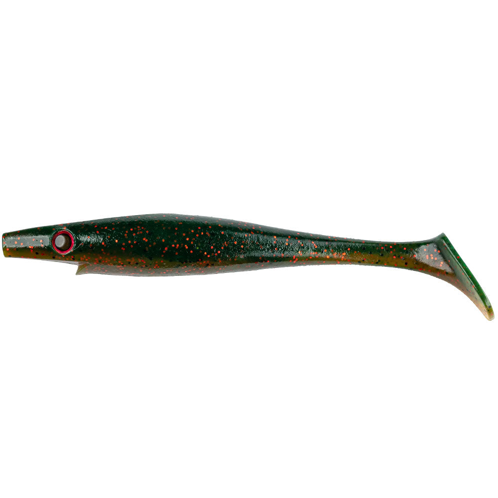 Strike Pro The Pig Shad Junior 8 20 cm Chartreuse Mullet