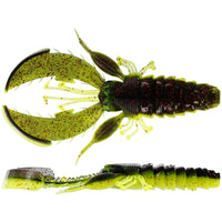 Bewertung von Anonym für das Produkt CreCraw Creature Bait 6,5 cm | 4 g Black Chartreuse