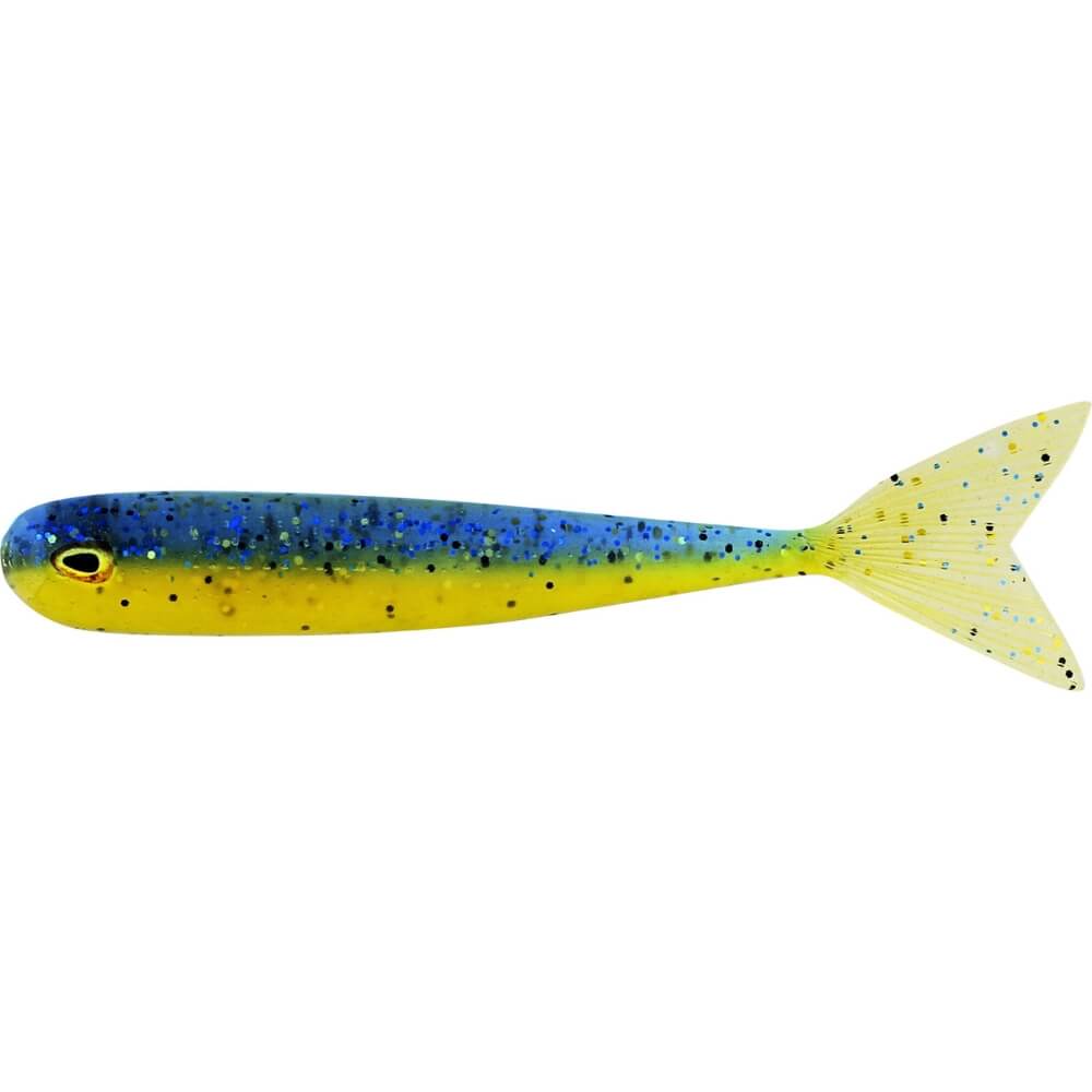 Westin MegaTeez V-Tail 5 cm / 9 cm Blue'n Yellow 