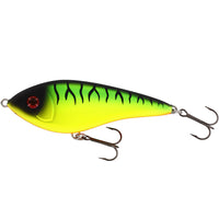 Bewertung von Sebastian für das Produkt Swim Glidebait 12 cm | 53 g | Suspending Firetiger