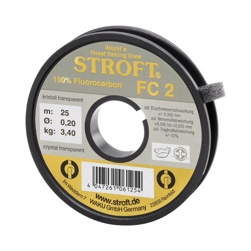 Stroft FC 2 Fluorocarbon 25 m / 0,20 mm