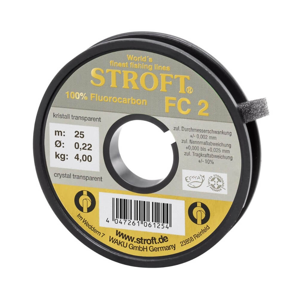 Stroft FC 2 Fluorocarbon 25 m / 0,22 mm