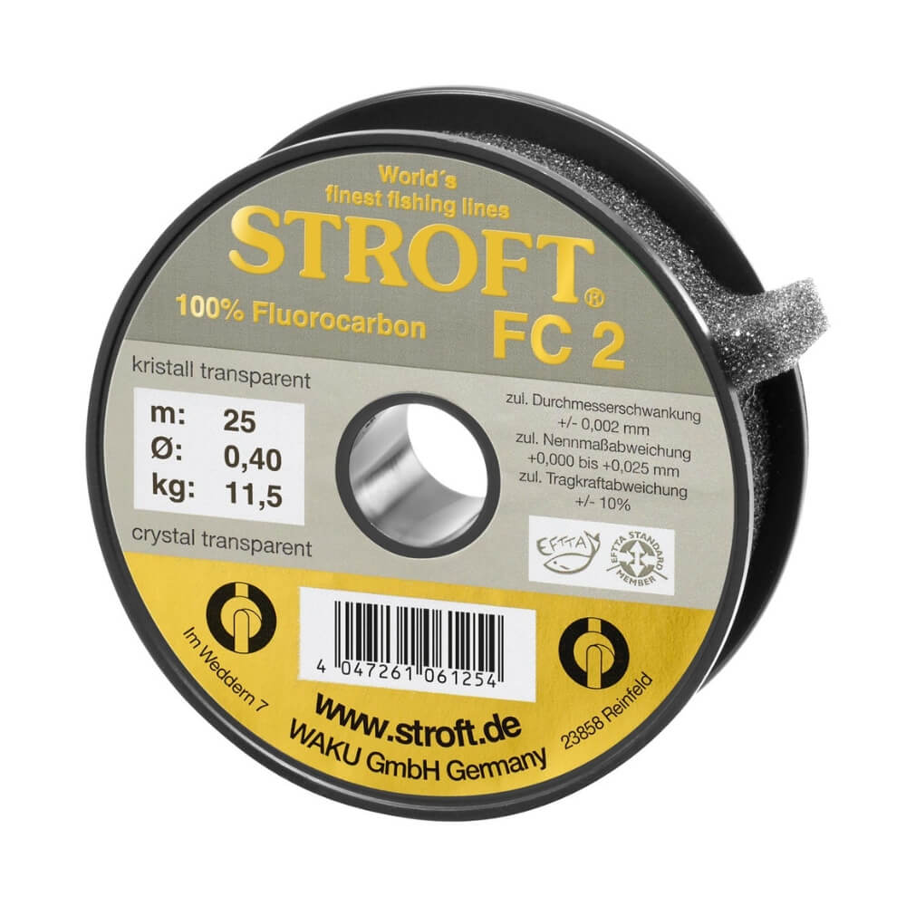 Stroft FC 2 Fluorocarbon 25 m / 0,40 mm